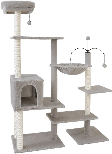 Vibrant Life 64" Multi-Level Cat Tree w/ Condo & Hammock