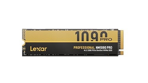 Lexar 4TB NM1090 PRO PCIe Gen5 NVMe M.2 2280 Internal SSD 14,000 MB/s Read
