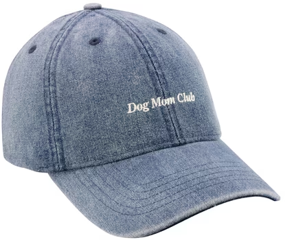 Time and Tru Dog Mom Club Cotton Baseball Hat