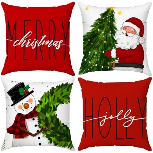 Brightown Red Pillow Cases 4-Pack Deal