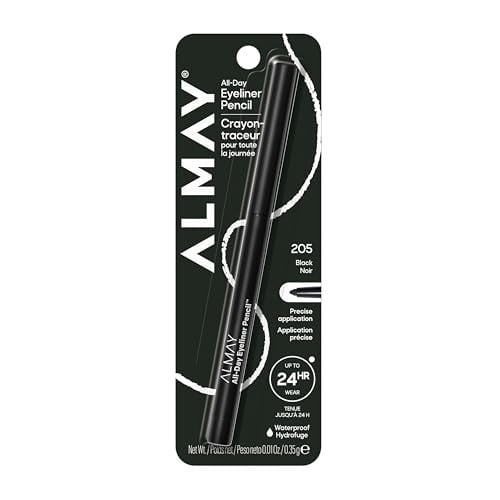 Almay All-Day Eyeliner Pencil, 205 Black, 0.01 oz Deal