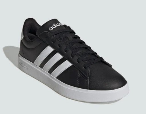 Adidas Men's Grand Court Shoes (cloud white / core black / cloud white) Deal