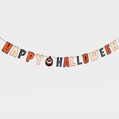 Hyde and EEK! Boutique 6ft Happy Halloween Word Garland
