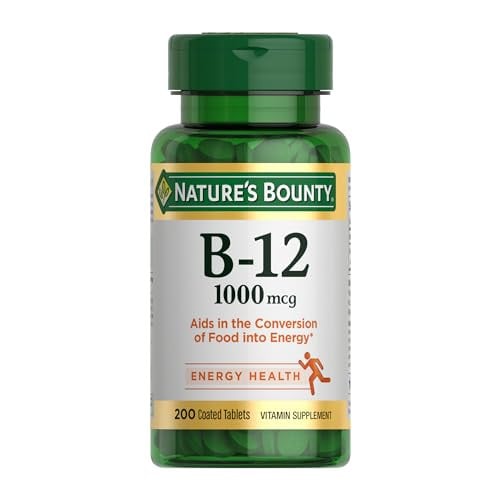 Nature's Bounty Vitamin B12 1000 mcg 200-Count Supplements
