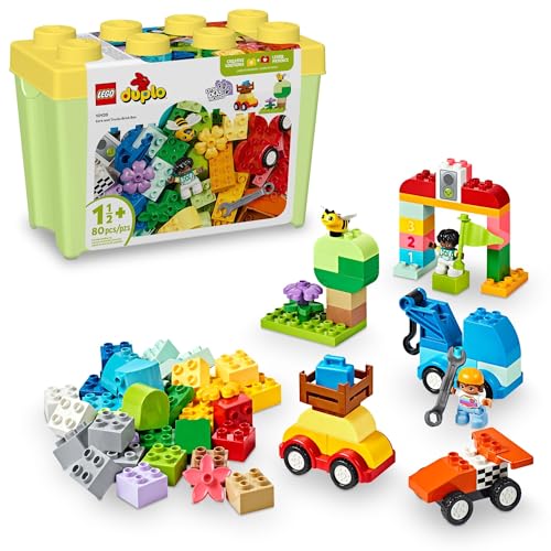 LEGO Duplo Cars and Trucks Brick Box 80-Piece Deal