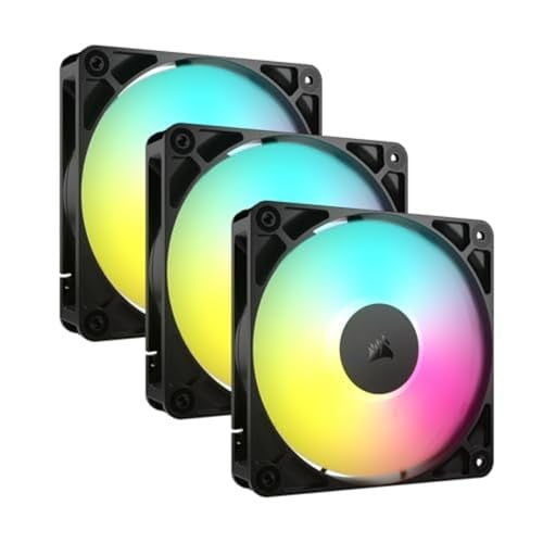 CORSAIR RS120 ARGB 120mm PWM Fans Triple Pack - Black Deal