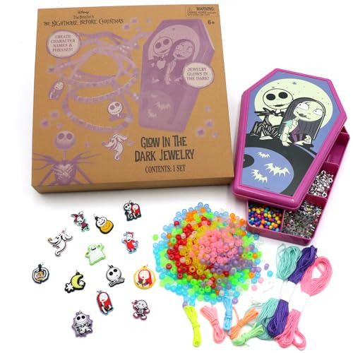 Tara Toys Nightmare Before Christmas Glow in The Dark Jewelry Activity Set