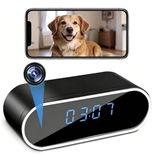 Alarm Clock with Hidden Spy Camera  