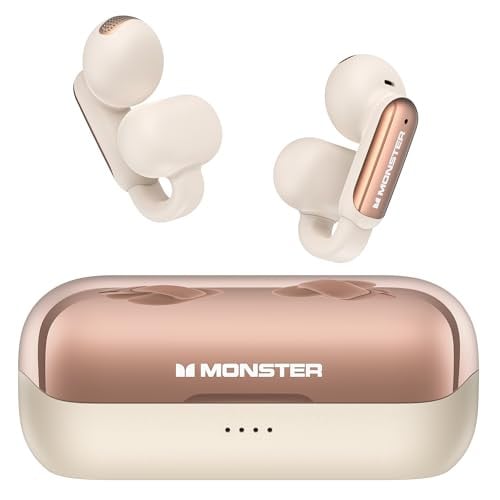 Monster Open AC601 Wireless Earbuds with USB-C Charging and IPX5 Waterproof Deal