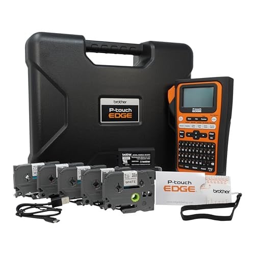 Brother PT-E310BTBP Label Maker - Industrial, Bluetooth, USB-C, 5 Tapes (18mm)