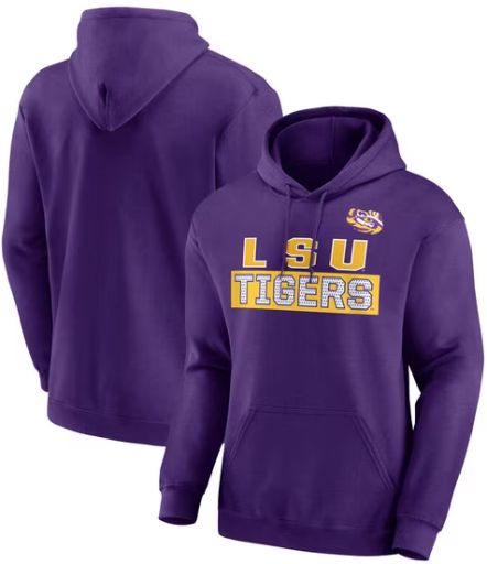 NCAA Stacked Cotton Fleece Pullover Hoodies