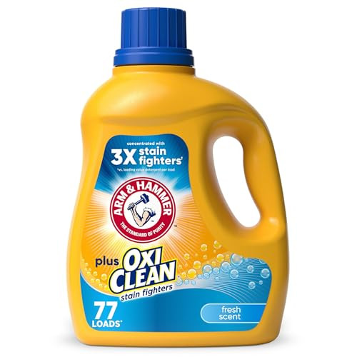 ARM & HAMMER Plus OxiClean Fresh Scent Liquid Laundry Detergent 100.5 Fl oz