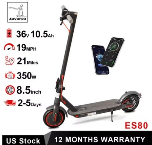 AOVOPRO ES80 350W Electric Scooter Deal