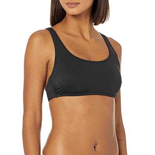 Amazon Essentials Women's Scoop Neck Swim Crop Top Deal