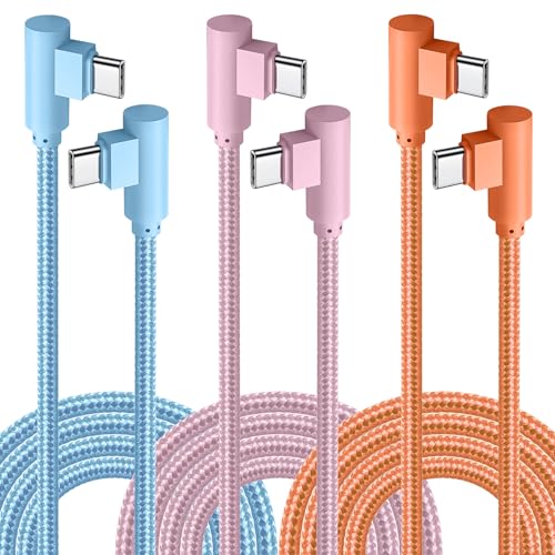 APFEN 3-Pack 10-Ft 60W Right-Angle USB-C Cables Deal