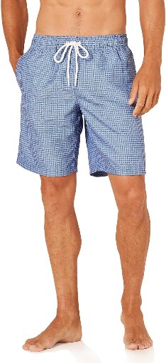 Amazon Essentials Men's 9" Relaxed-Fit Quick-Dry Swim Trunk