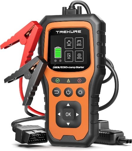 Trekure 5000A/16800mAh Jump Starter with OBD2 Deal