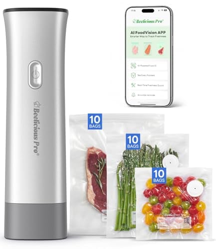 Beelicious Pro 75kPa Cordless Handheld Vacuum Sealer