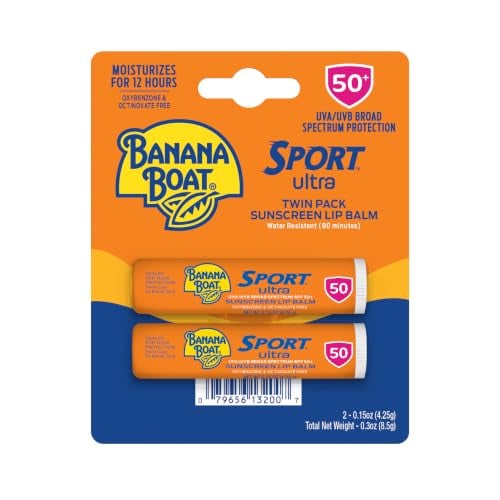Banana Boat Sport Lip Sunscreen SPF 50 2-Pack Deal