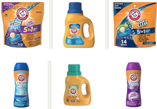 ARM & HAMMER Liquid or Pods Detergent and/or Scent Booster  Deal