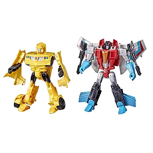 Transformers Toys Heroes and Villains Bumblebee and Starscream 2-Pack Action Figures 7-inch Deal