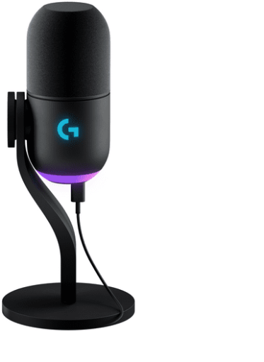 Logitech Yeti GX Wired Supercardioid Dynamic Gaming Microphone with LIGHTSYNC RGB Lights
