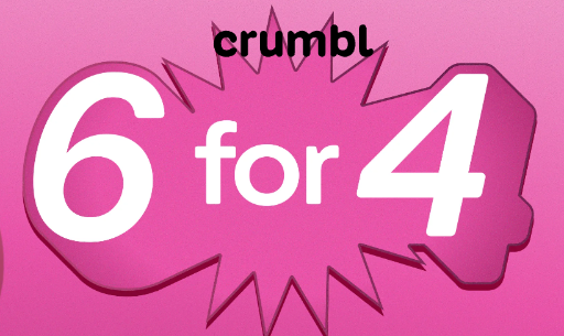 Crumbl Cookies 6-Pack