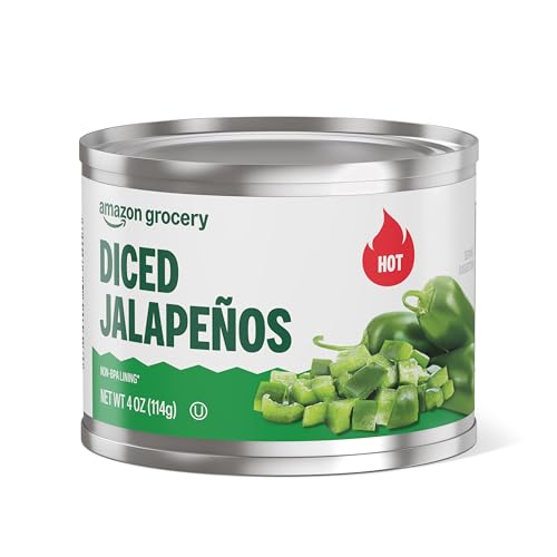 Amazon Grocery Diced Jalapeños, Hot, 4 Oz Deal