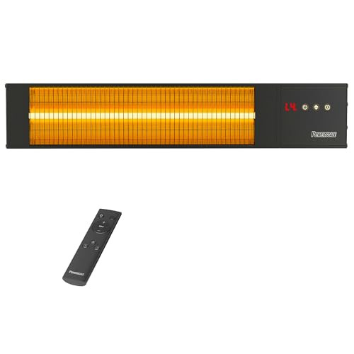 Powerscale Infrared Electric Patio Heater with 24H Timer and IP65