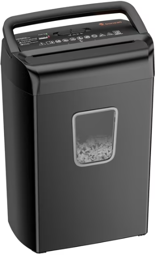 Bonsaii 10-Sheet Cross Cut Paper Shredder with 5.4-Gallon Wastebasket Deal