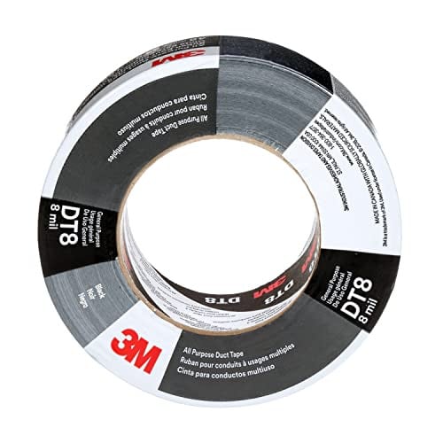 3M DT8 Industrial Strength Multi-Use Black Duct Tape 1.88in x 60 yd x 8 mil Deal