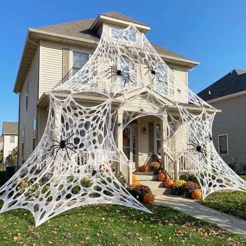 Uncut Giant DIY Spider Web Decorations, Covers 1,000 Sq. Ft.