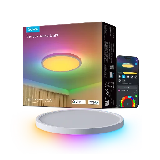 Govee 12-Inch RGBWW + RGBIC Smart Ceiling Light