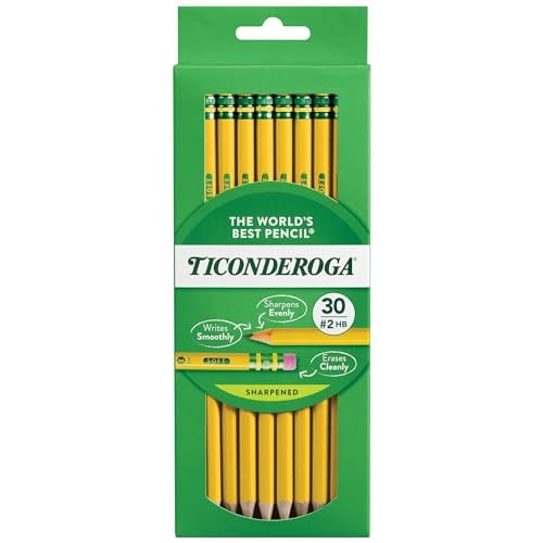 Ticonderoga Wood-Cased Pencils Pre-Sharpened 180 Count Deal