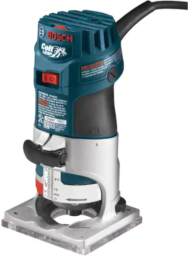 Bosch 5.6 Amp 1.0 HP 120-Volt Variable-Speed Fixed Base Corded Palm Router
