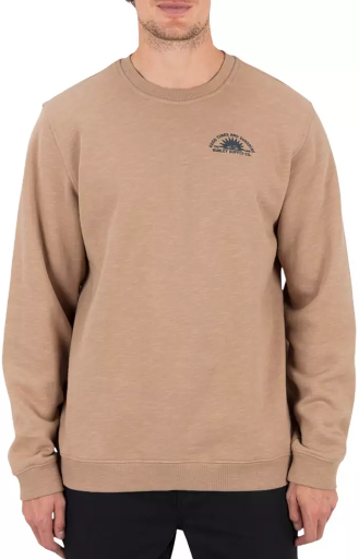 Hurley Men's Sunshine Slub Crew Sweatshirt (Bristlecone)