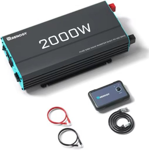 Renogy 2000W 12V Pure Sine Wave Power Inverter Deal