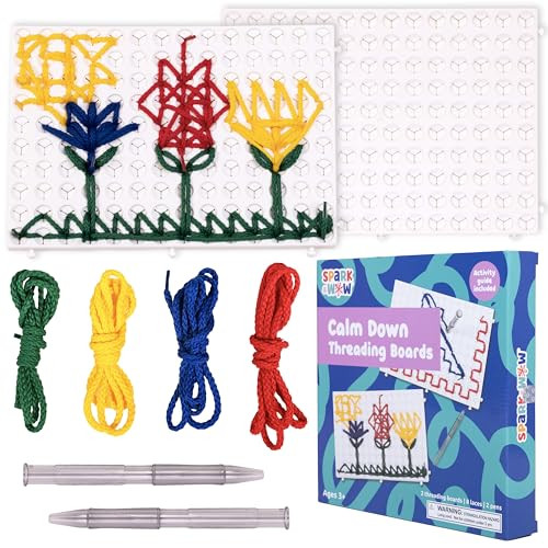 SPARK & WOW Calm Down Threading Boards Set of 2