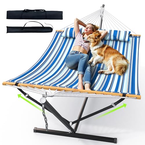 ANAGOO Double Hammock with Stand 500lbs Deal