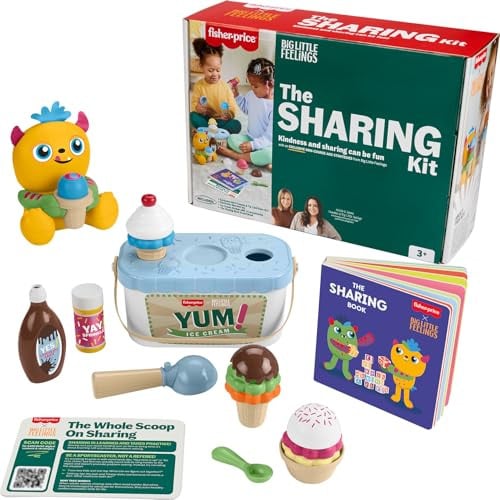 18-Piece Fisher-Price Toddler Toys Big Little Feelings Sharing Kit