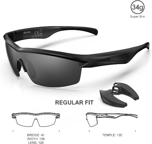 Sports Bluetooth Audio Wireless Sunglasses 