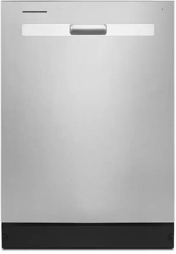 Whirlpool Quiet Dishwasher with Boost Cycle and Pocket Handle - Stainless Steel