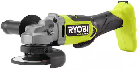 RYOBI ONE+ HP 18V Brushless Cordless 4-1/2 in. Angle Grinder (Tool Only)