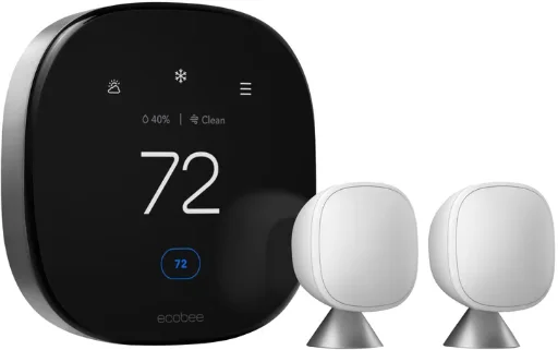 Ecobee Smart Thermostat Premium Plus Pack (Includes 2x SmartSensor) Deal