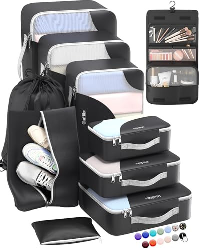 10 Set Durable Packing Cubes