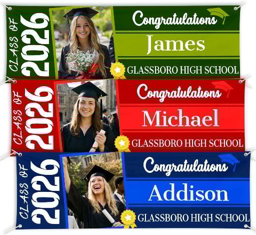 Personalized Graduation Banner with Photo Deal