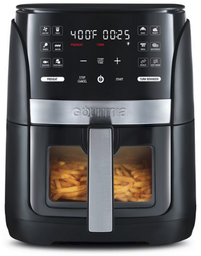 Gourmia 6-Quart Digital Window Air Fryer