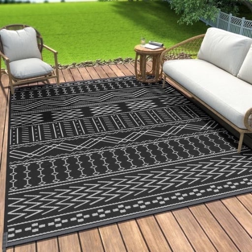 SIXHOME 5'x8' Reversible Outdoor Patio Rug Deal