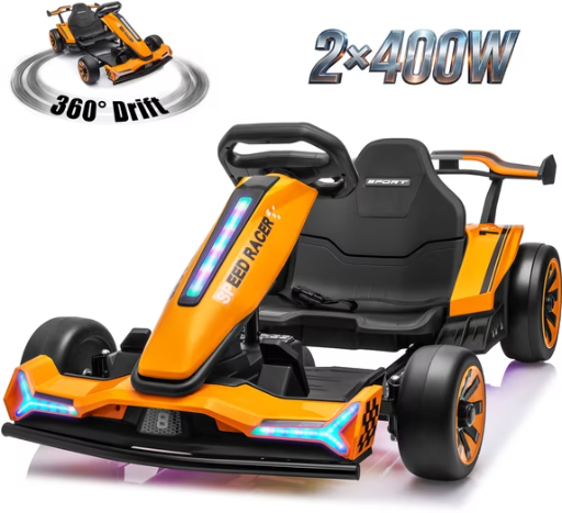 Joyracer 24V Go Kart for Kids 6-12 with 2x400W Motors Deal