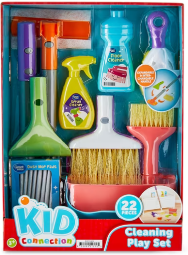 Kid Connection 22-Piece Toddler Cleaning Playset